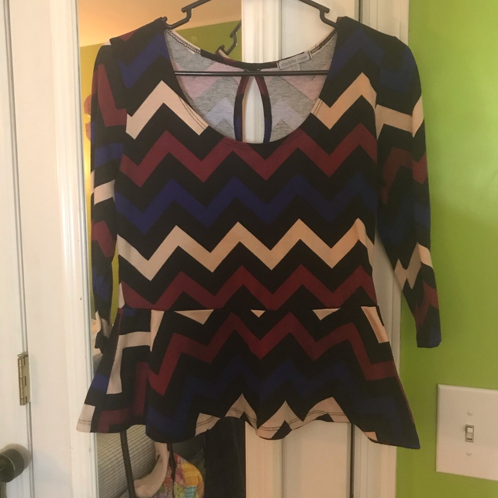 Cute and Fun Peplum Blouse